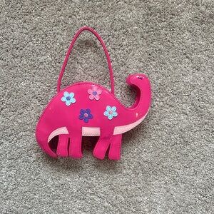 Childs dinosaur purse.